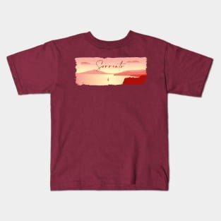 Sunset in Sorrento Kids T-Shirt